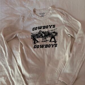 Brandy Melville Cowboys Graphic Tee
